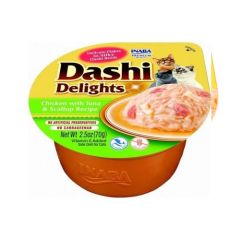 Churu Cat Dashi Delight Pollo con Atún y Vieira - 6 x 70 gr (Envío 3 - 5 días)