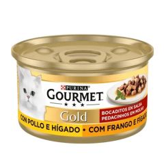 Gourmet Gold Bocaditos de Pollo e Hígado