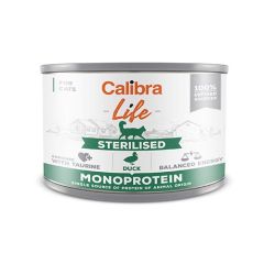 Calibra Cat Life Sterilised Pato (Latas) 6 x 200 gr