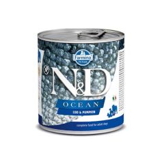 Farmina N&D Ocean Adult Bacalao & Calabaza & Camarón (Latas) 285 gr x 6