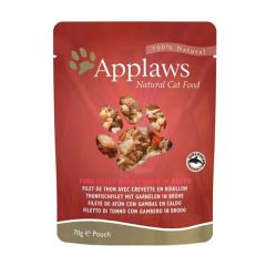 Applaws Cat Sobre Atún y gambas del Pacífico (70 gr x 12)