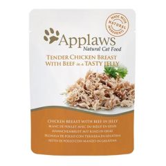 Applaws Cat Sobre Pollo y Ternera en Gelatina (70 gr x 16)