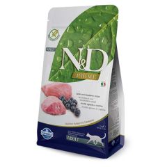 Farmina N&D Prime Grain Free Adult Cordero y Arándano Gato