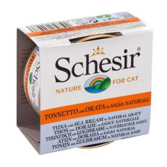 Schesir Gato Atún con Dorada en salsa natural (Latas)