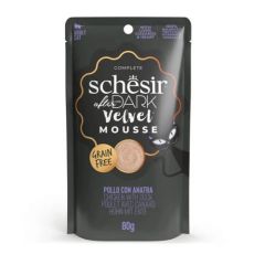 Schesir Gato After Dark Velvet Mousse Pollo con Pato (Sobres)