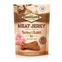 Carnilove Jerky Snacks Barritas Conejo & Pavo - 12 x 100 gr