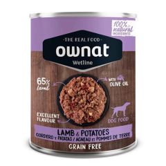 Ownat Wetline Dog Cordero con patatas (Latas) 12 x 395 gr