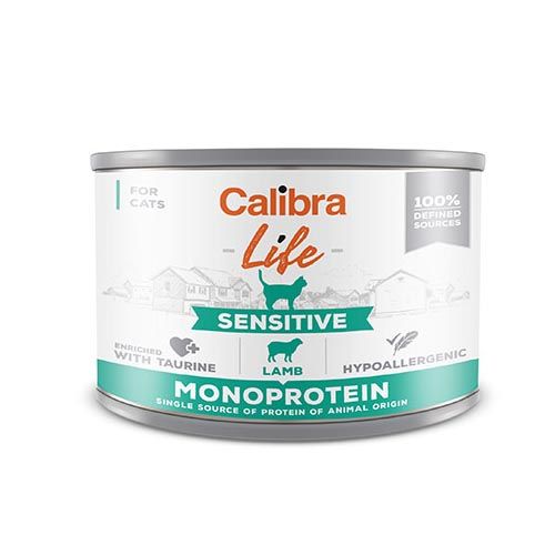 Calibra Cat Life Sensitive Cordero (Latas) 6 x 200 gr