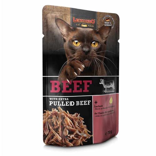 Leonardo Beef + Extra Pulled Beef (Sobres) 16 x 70 gr