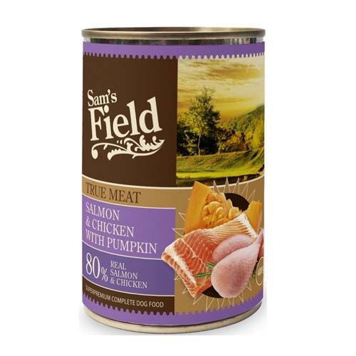 Sam's Field True Meat Salmon & Chicken (Latas) - 6 x 400 gr