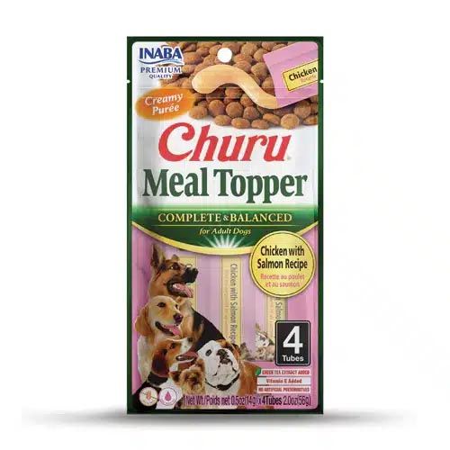 Churu Dog Meal Topper Pollo y Salmón - 12 x 56 gr (Envío 3 - 5 días)