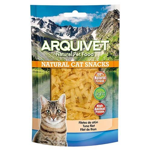 Snack Gato - Filetes De Atun - 50Gr Arquivet