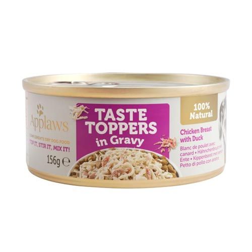 Applaws Dog Taste Toppers in Gravy Pollo con Pato en Salsa (Latas) 156 gr x 12