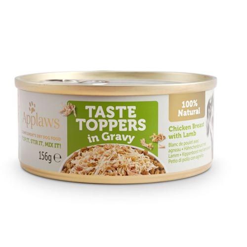 Applaws Dog Taste Toppers in Gravy Pollo con Cordero en Salsa (Latas) 156 gr x 12