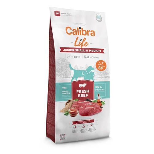 Calibra Dog Life Junior Small & Medium Beef