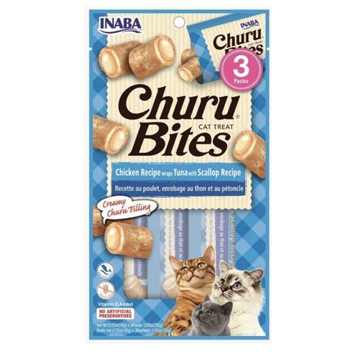 Churu Cat Bites Atún Con Vieira