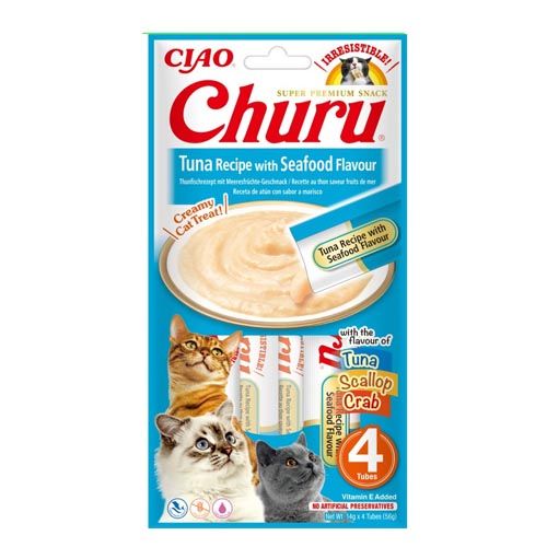 Churu Cat Receta de Atún con Marisco