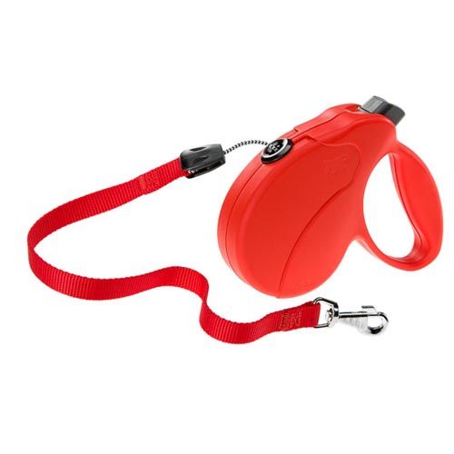 Correa extensible Ferplast Amigo Easy Cordón Rojo