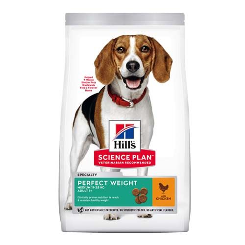 Hill's Science Plan Canine Perfect Weight Medium Pollo