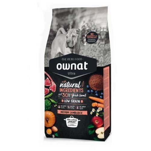 Ownat Ultra Medium Lamb & Rice (Cordero y Arroz)