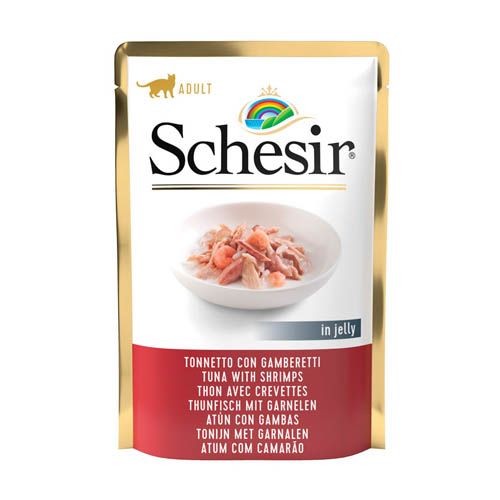 Schesir Gato Atún con Gambas (Sobres)