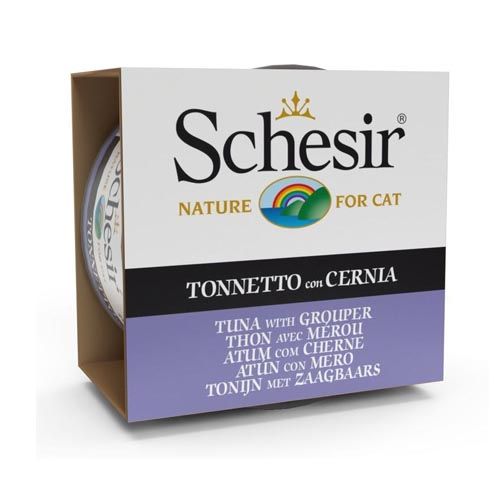 Schesir Gato Atún con Mero 85 gr x 14