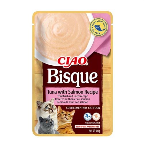 Churu Cat Bisque Atun con Salmón - 12 x 40 gr (Envío 3 - 5 días)