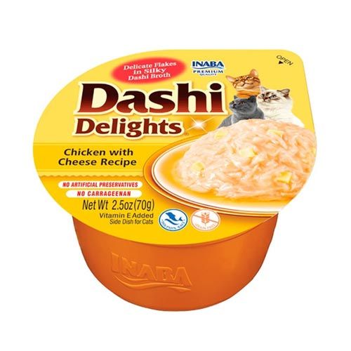 Churu Cat Dashi Delight Pollo y Queso - 6 x 70 gr (Envío 3 - 5 días)