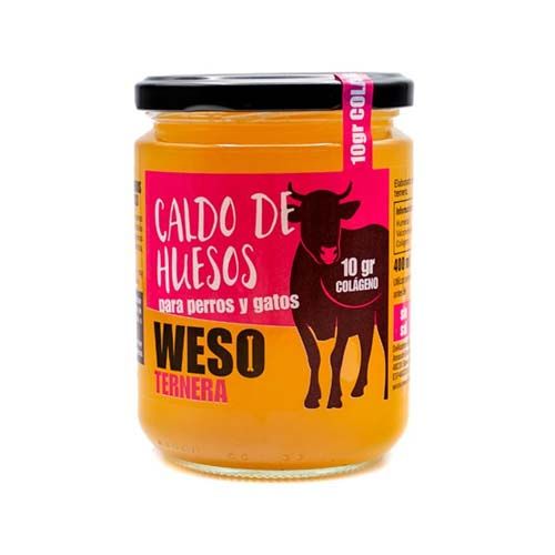 Weso Caldo de huesos de ternera 6 x 400 ml