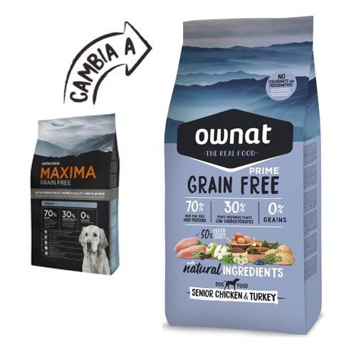 Ownat Maxima Prime Grain Free Senior. . — Mundo Animal